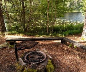 kamperen tiveden nationaal park