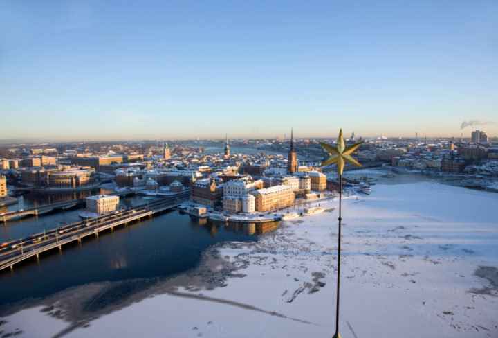 sneeuwrecord in Stockholm