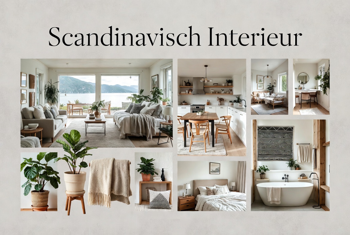 scandinavisch interieur moodboard
