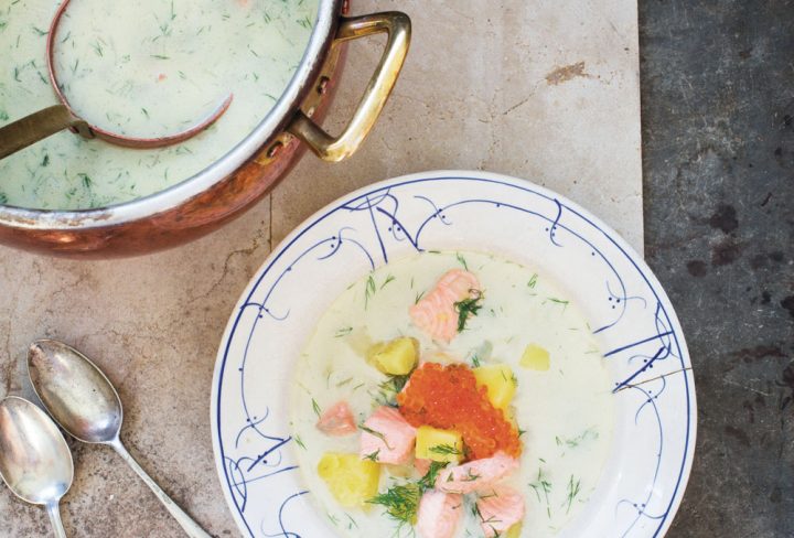 Zalmsoep Scandinavisch recept Fika Magazine